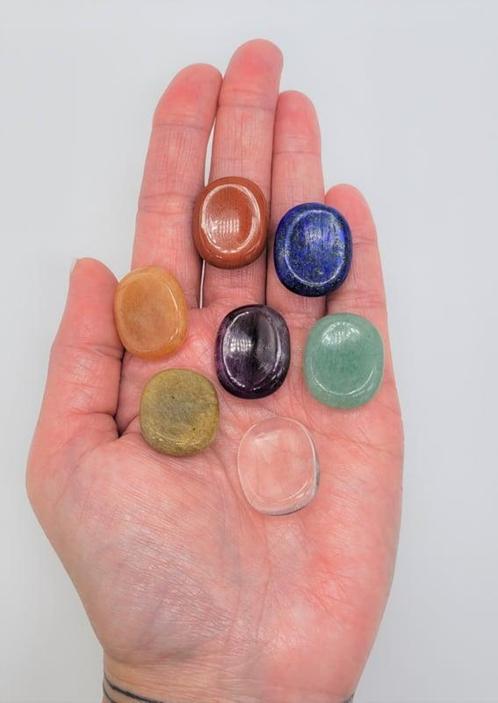 Chakra set 7 stenen, Verzamelen, Mineralen en Fossielen, Ophalen of Verzenden