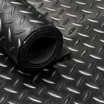 Rubber loper / rubbermat op rol Diamant 3mm - Breedte 150 cm, Verzenden, Nieuw