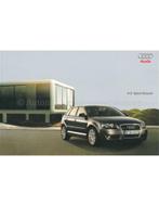 2006 AUDI A3 SPORTBACK BROCHURE NEDERLANDS, Boeken, Auto's | Folders en Tijdschriften, Nieuw, Audi, Author