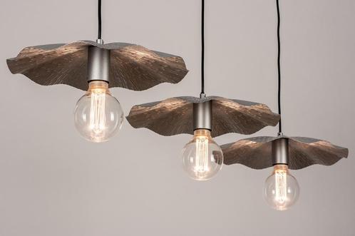 Rietveld Hanglampen - Zilvergrijs, Zilver - Metaal, Huis en Inrichting, Lampen | Hanglampen, Verzenden