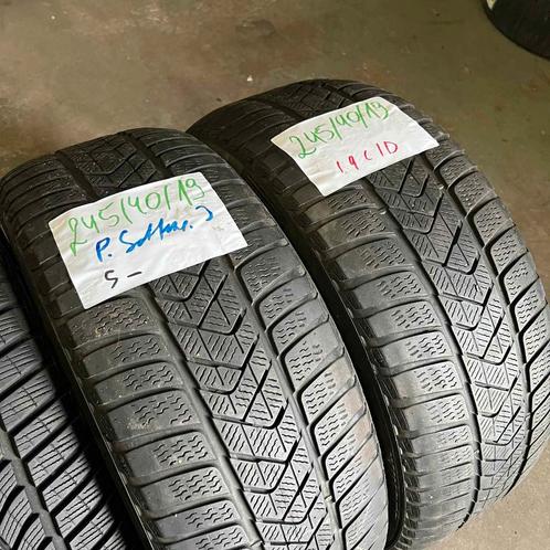 2 x Pirelli Sottozero 3 245-40-19 Winterbanden 5mm, Auto-onderdelen, Banden en Velgen, 19 inch, Winterbanden, 245 mm, Personenwagen