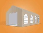 Premium Partytent PVC 5x8x2 mtr in Beige (5x8 meter), Verzenden, Nieuw, 2 meter of meer, Partytent