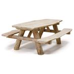Eco Picknicktafel Boomstam Eiken (afmetingen in overleg), Ophalen of Verzenden, Nieuw