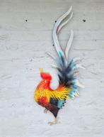 sculptuur, Metal rooster wall decor - 103 cm - Metaal