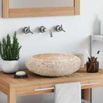 vidaXL Gootsteen 40x12 cm marmer crème, Doe-het-zelf en Verbouw, Sanitair, Verzenden, Nieuw