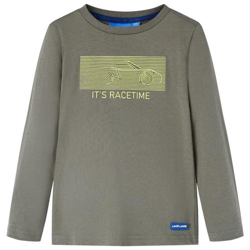 vidaXL Kindershirt met lange mouwen 92 kakikleurig, Kinderen en Baby's, Kinderkleding | Overige, Nieuw, Verzenden