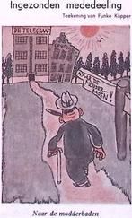 Dagbladen als modderbaden op spotprent (lijst optie), Antiek en Kunst, Verzenden