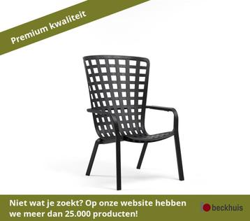 2 stuks Nardi Folio Stoel kunststof - Antraciet beschikbaar voor biedingen