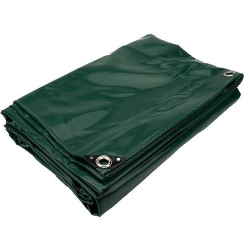 4x5 Afdekzeil PVC 650gr - Pijnboomgroen 6028 - zeilringen ie, Doe-het-zelf en Verbouw, Zeil en Folie, Nieuw, 15 m² of meer, Ophalen of Verzenden