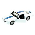 Modelauto Pontiac Firebird Trans Am 1972 wit/blauw 1:34 - .., Nieuw, Ophalen of Verzenden