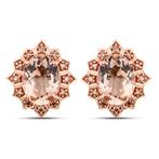 Zonder minimumprijs - Oorbellen - 14 karaat Roségoud -, Nieuw