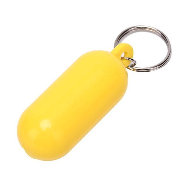 Drijvende sleutelhanger - Geel - Kunststof, Diversen, Overige Diversen, Nieuw, Ophalen of Verzenden