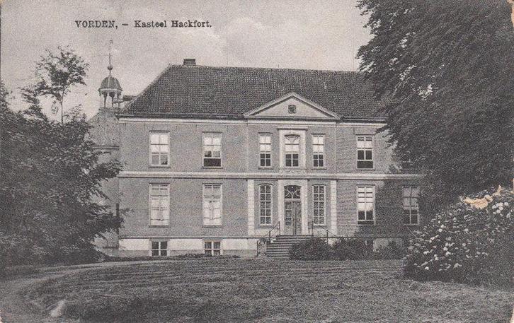 VORDEN - Kasteel Hackfort, Verzamelen, Ansichtkaarten | Nederland, Verzenden
