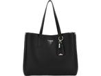 GUESS Schoudertas Shopper Meridian Girlfriend Tote Black, Verzenden, Zo goed als nieuw