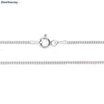 Zilveren gourmet ketting 55 cm 1.4 mm breed, Sieraden, Tassen en Uiterlijk, Kettingen, Verzenden, Nieuw, Zilver