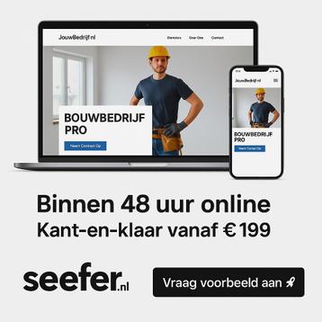 Kant-en-klare website voor jouw bedrijf | in 48 uur online! beschikbaar voor biedingen