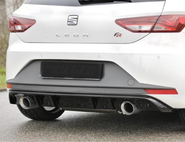 Seat Leon F5 sport uitlaat einddemper + diffuser cupra FR, Auto-onderdelen, Uitlaatsystemen, Erkend duurzaam, Nieuw, 12 maanden garantie