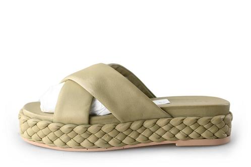 Shabbies Slippers in maat 39 Groen | 10% extra korting, Kleding | Dames, Schoenen, Groen, Zo goed als nieuw, Slippers, Verzenden