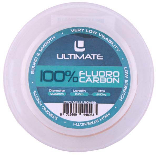 Ultimate 100% fluoro carbon 0,37mm 8,0kg 150m, Watersport en Boten, Hengelsport | Algemeen, Overige typen, Nieuw, Verzenden