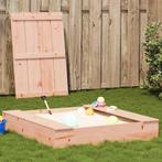vidaXL Zandbak met deksel 111x111x19,5 cm massief, Kinderen en Baby's, Speelgoed | Buiten | Zandbakken, Verzenden, Nieuw