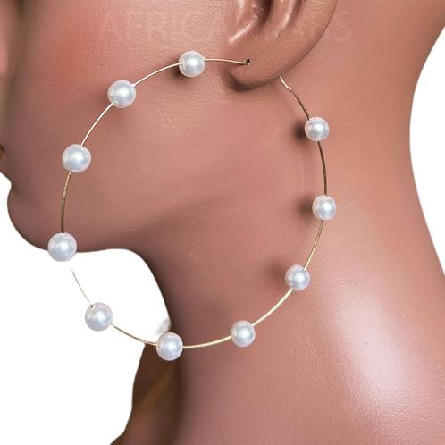 Parel oorbellen  / Wit / Goud, Sieraden, Tassen en Uiterlijk, Oorbellen, Nieuw, Ophalen of Verzenden