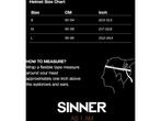 SINNER - Whistler - Mat Zwart - Unisex - Maat 61, Verzenden, Zo goed als nieuw