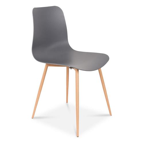 Kantinestoel Leon - Grijs, Huis en Inrichting, Stoelen, Ophalen of Verzenden
