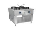 GGM Gastro | Gas wok fornuis - 56 kW - 4 kookzones - incl. 2, Witgoed en Apparatuur, Fornuizen, Nieuw, Inbouw, Verzenden
