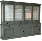 Buffetkast Engels groen Blaricum 300cm, Ophalen of Verzenden, Nieuw