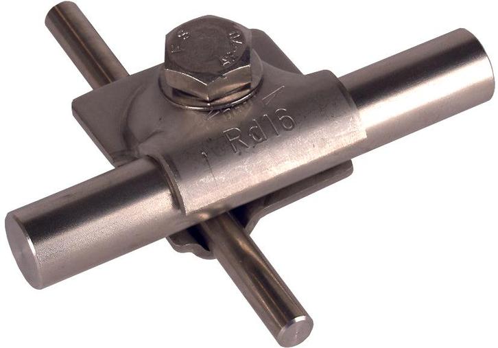 Dehn MV klem 8-10/16mm roestvrij staal met zeskantbout -, Doe-het-zelf en Verbouw, Elektra en Kabels, Overige typen, Nieuw, Verzenden