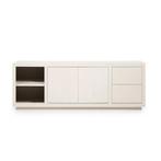*WOONWINKEL* Eleonora Helsinki Modern Dressoir Taupe Eiken, Huis en Inrichting, Kasten | Dressoirs, Verzenden, Nieuw