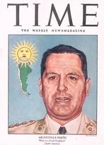 Cover Time Magazine1944 met Juan Domingo Perón (lijst optie, Verzenden, Foto of Poster