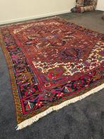 Perzisch tapijt Heriz 300x210 wollen vloerkleed iran, Blauw, 200 cm of meer, Ophalen of Verzenden, Zo goed als nieuw