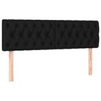 2x Zwart Hoofdbord 72cm: Topdeal! Kwaliteit, retourdeal!, Huis en Inrichting, Slaapkamer | Bedden, Verstelbaar, Zwart, Nieuw, Stof