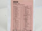 LGB Info blad #96 Preisliste 1974 (LGB Info bladen), Verzamelen, Spoorwegen en Tramwegen, Overige typen, Gebruikt, Ophalen of Verzenden