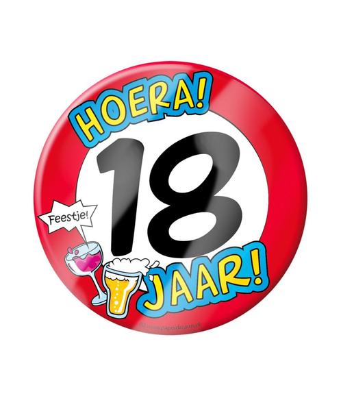 Bierviltjes 18 Jaar 12,5cm 6st, Hobby en Vrije tijd, Feestartikelen, Nieuw, Verzenden