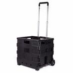 Hofftech Opvouwbare trolley - groot formaat - telescopisc..., Ophalen of Verzenden, Nieuw