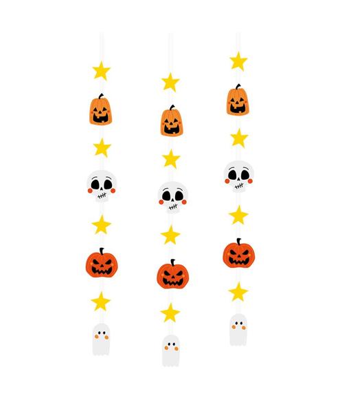 Happy Halloween Hangende Decoratie (3st), Hobby en Vrije tijd, Feestartikelen, Nieuw, Ophalen of Verzenden