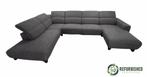 Grote Montèl hoekbank HR-schuim – slechts €399,95, Gebruikt, Hoekbank, 300 cm of meer, Vierpersoons of meer