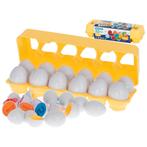 Eieren Sorteren Montessori Speelgoed - Vormen en Kleuren -, Nieuw, Ophalen of Verzenden