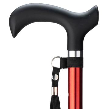 Wandelstok - Rood beschikbaar voor biedingen