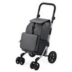 Brisby 60L Deluxe Boodschappentrolley met 4 Wielen - GRIJS, Ophalen of Verzenden, Nieuw, Overige typen