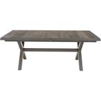 Siena Garden Sincro Tafel 200/260x100cm taupe - Taupe, Tuin en Terras, Ophalen of Verzenden, Nieuw