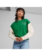 SALE -42% | Puma Sweatshirt Squad groen/crème | OP=OP, Kleding | Dames, Sportkleding, Nieuw, Verzenden