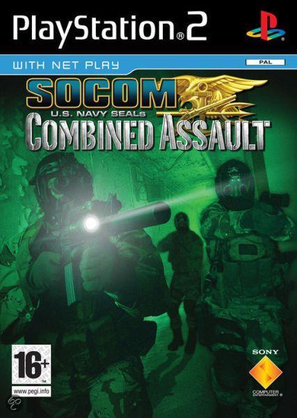 SOCOM U.S. Navy SEALs Combined Assault-Standaard, Spelcomputers en Games, Games | Sony PlayStation 2, Zo goed als nieuw, Ophalen of Verzenden