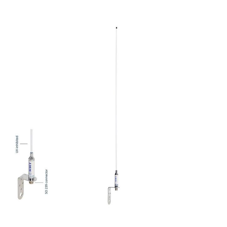 Scout Polyester VHF Antenne voor Zeilboten 0,90 meter KM-3F, Watersport en Boten, Navigatiemiddelen en Scheepselektronica, Nieuw