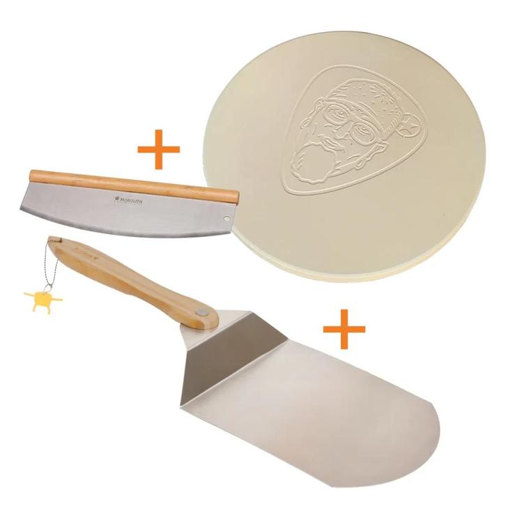 Pizzabundel met Stefan Marquard Edition pizzasteen, pizza..., Tuin en Terras, Houtskoolbarbecues, Verzenden