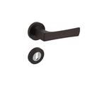 5 X INTERSTEEL CANDY DEURKRUK OP ROND ROZET ANTRACIET/CHROOM, Ophalen of Verzenden, Nieuw, Chroom