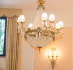 Plafondlamp (6) - Glas, Kristal, Legering