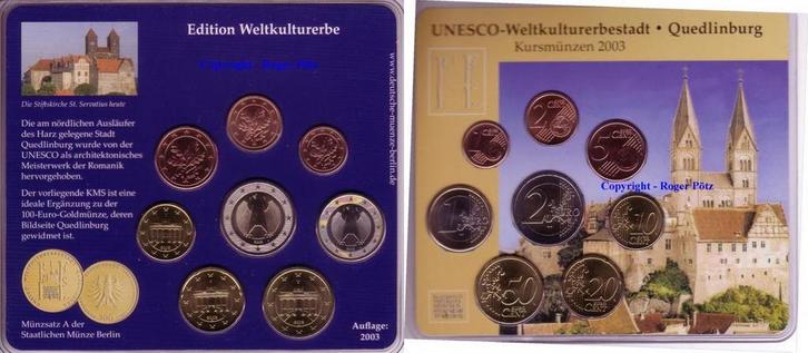 3,88 Euro 2003 Duitsland Sonder munten set Edition Weltku..., Postzegels en Munten, Munten | Europa | Euromunten, Verzenden